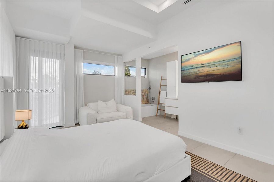 Furnished interior view inside a new home in , Miami Beach (Image 13). Furnished interior view inside a new home in , Miami Beach (Image 13).