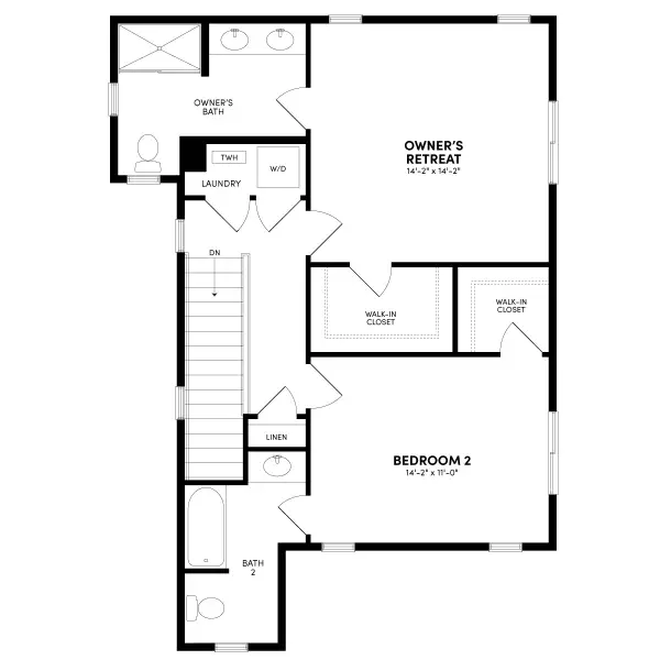 2D floor plan layout of this home in Canvas at Barefoot, Firestone, CO (Image 2). 2D floor plan layout of this home in Canvas at Barefoot, Firestone, CO (Image 2).