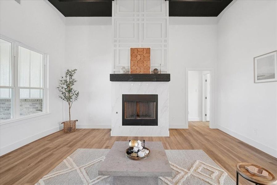 Furnished interior view inside a new home in , Azle (Image 17).