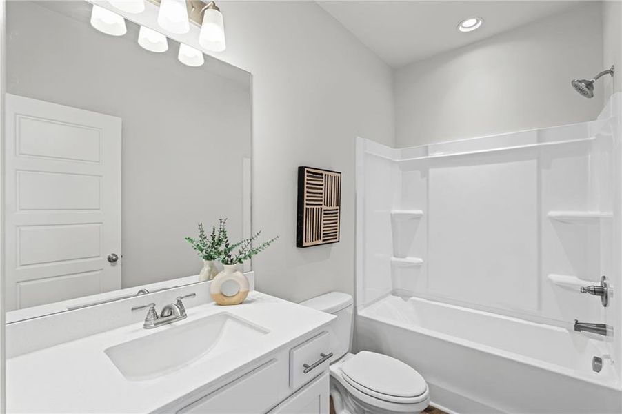 Furnished interior view inside a new home in Overlook at Marina Bay, Gainesville (Image 31).