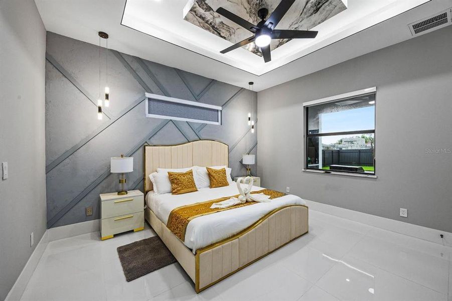 Furnished interior view inside a new home in , Cape Coral (Image 29).