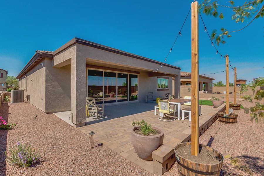 Representative exterior details of a home built from the Crystal by Elliott Homes in Forté at Granite Vista, Waddell (Image 3).