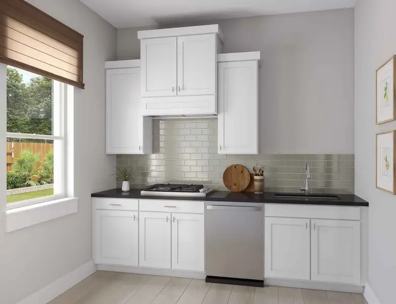 Furnished interior view inside a new home in Woodson’s Reserve 45′, Spring (Image 9).