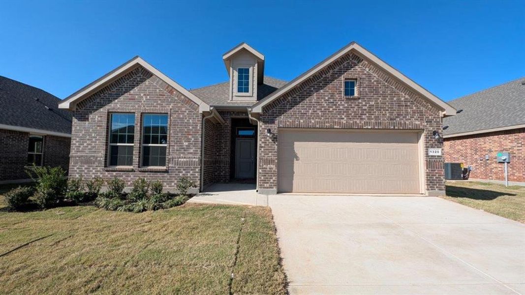 Front Elevation - D.R. Horton's Portales Floorplan Elevation G- All Home and community information, including pricing, included features, terms, availability and amenities, are subject to change at any time without notice or obligation. All Drawings, pictures, photographs, video, square footages, floor plans, elevations, features, colors and sizes are approximate for illustration purposes only and will vary from the homes as built. Front Elevation - D.R. Horton's Portales Floorplan Elevation G- All Home and community information, including pricing, included features, terms, availability and amenities, are subject to change at any time without notice or obligation. All Drawings, pictures, photographs, video, square footages, floor plans, elevations, features, colors and sizes are approximate for illustration purposes only and will vary from the homes as built.