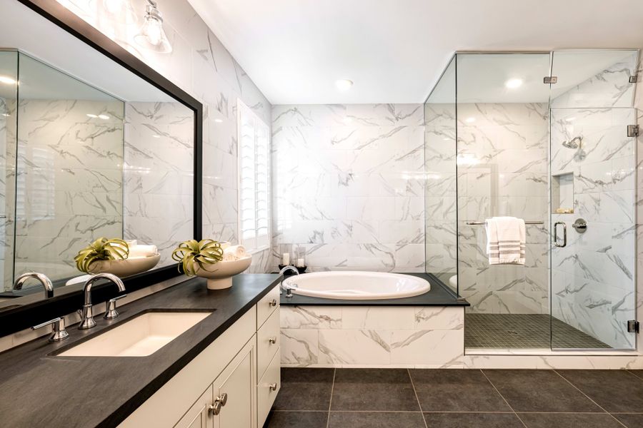 Representative furnished interior of a home built from the Viridian Plan 4004 by Tri Pointe Homes in Waterston Central, Gilbert (Image 12).