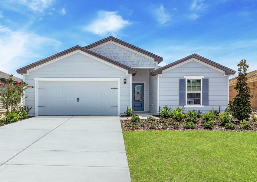 Representative exterior photo of a completed home built from the Caprice by LGI Homes in Rolling Hills, Green Cove Springs, FL (Image 16).