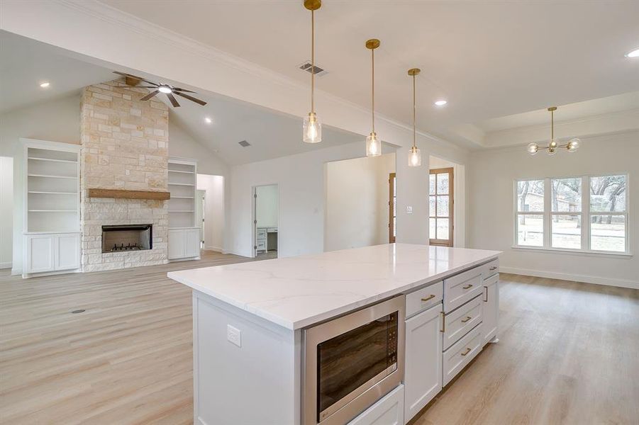 Furnished interior view inside a new home in , Granbury (Image 5). Furnished interior view inside a new home in , Granbury (Image 5).