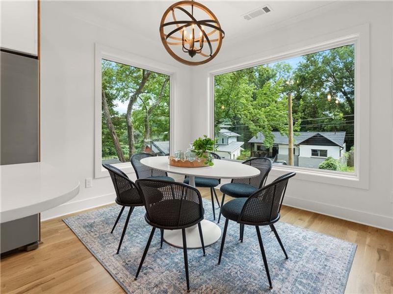 Furnished interior view inside a new home in , Atlanta (Image 26). Furnished interior view inside a new home in , Atlanta (Image 26).