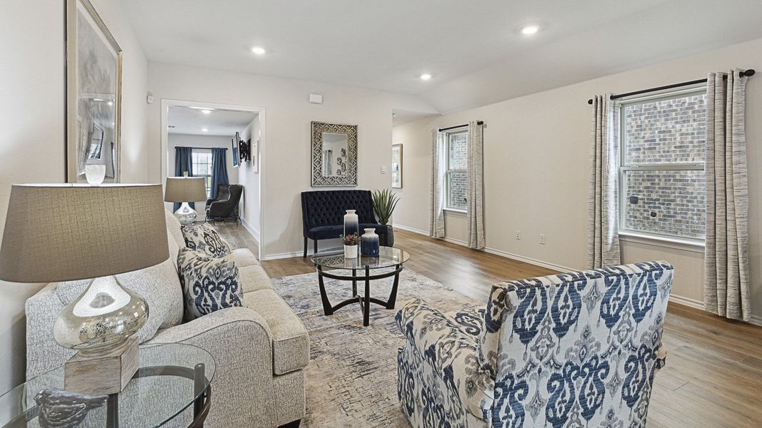 Furnished interior view inside a new home in Wildcat Ranch, Crandall (Image 11).