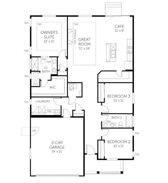 2D floor plan layout of this home in Farmstead, Berthoud, CO (Image 3).