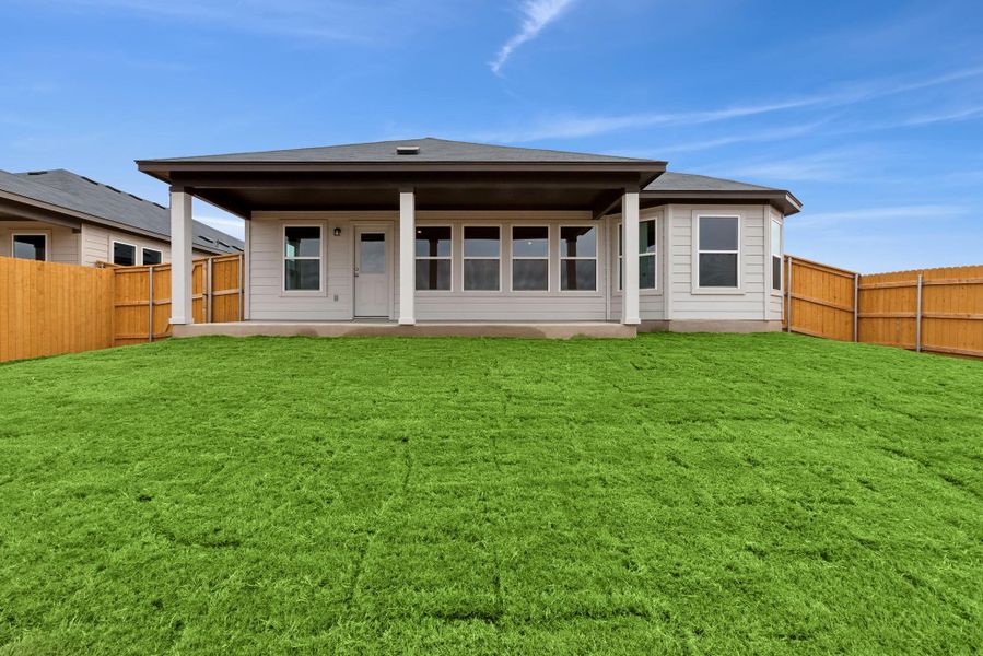 Exterior details and patio area of a home in Carillon, Manor (Image 2). Exterior details and patio area of a home in Carillon, Manor (Image 2).