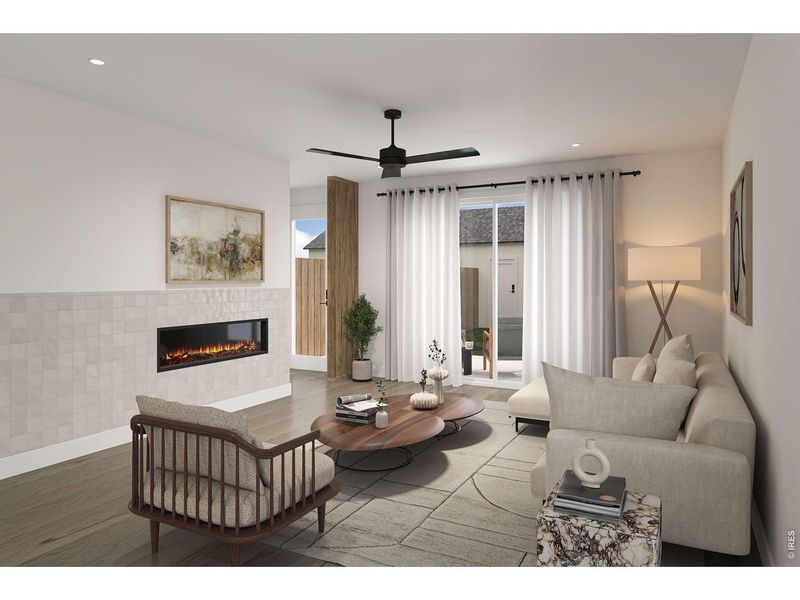 Furnished interior view inside a new home in , Denver (Image 32). Furnished interior view inside a new home in , Denver (Image 32).