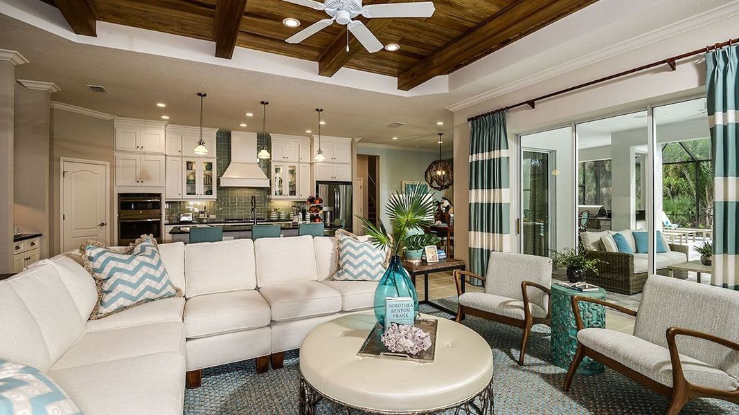Furnished interior view inside a new home in Canoe Creek Real Estate and Homes for Sale in Parrish, FL - Neal Communities, Parrish (Image 36).