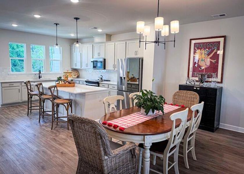 Furnished interior view inside a new home in , Summerville (Image 8).