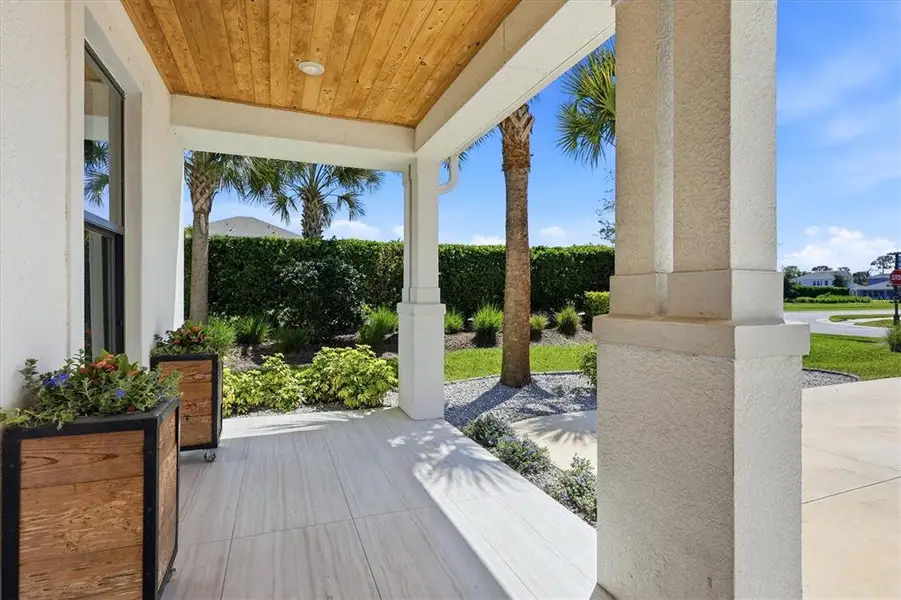 Exterior details and patio area of a home in , Sarasota (Image 3).