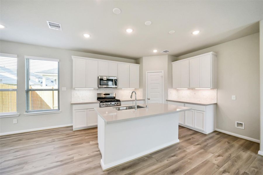 Furnished interior view inside a new home in Anderson Lake, Houston (Image 18).