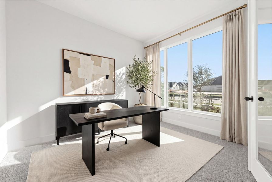 Virtually staged image; features, selections and colors may vary.