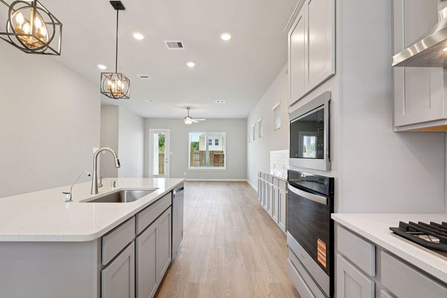 Furnished interior view inside a new home in Kemah Crossing - Luxe Series, Kemah (Image 16).