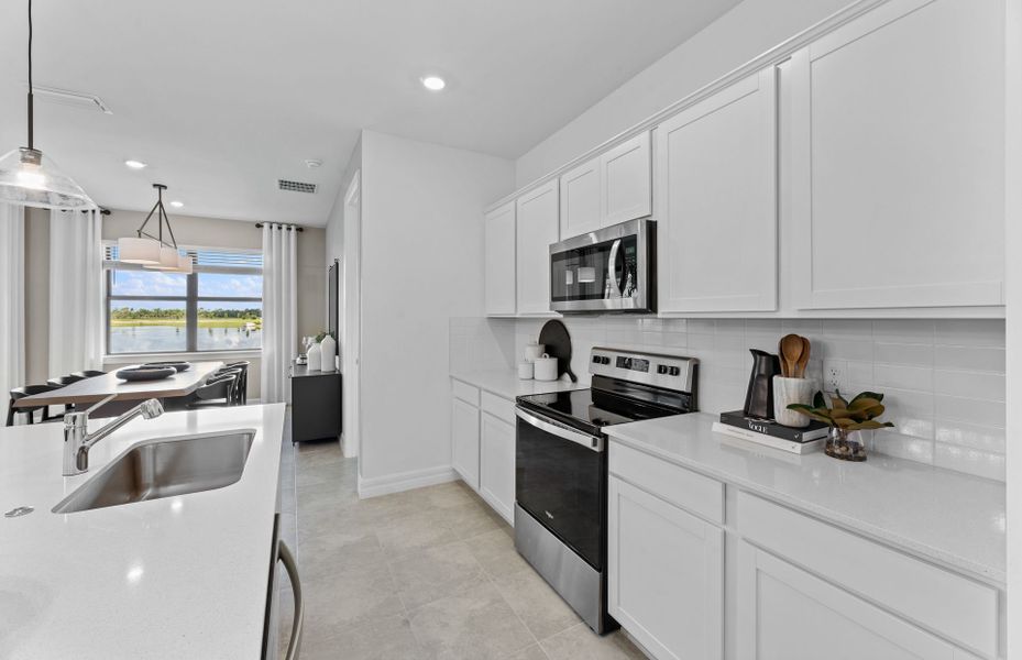 Kitchen with designer finishes Kitchen with designer finishes