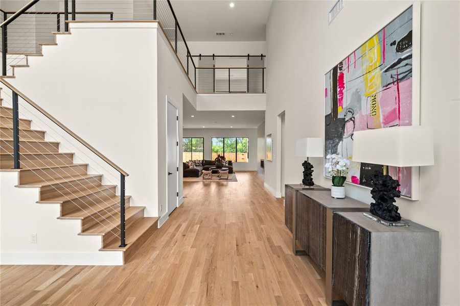 Furnished interior view inside a new home in , Dallas (Image 5).