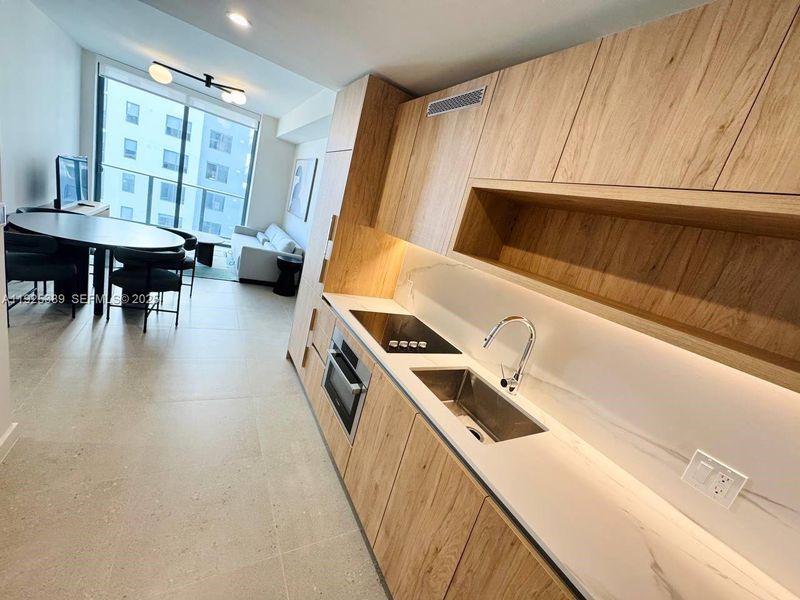 Furnished interior view inside a new home in , Miami (Image 11). Furnished interior view inside a new home in , Miami (Image 11).