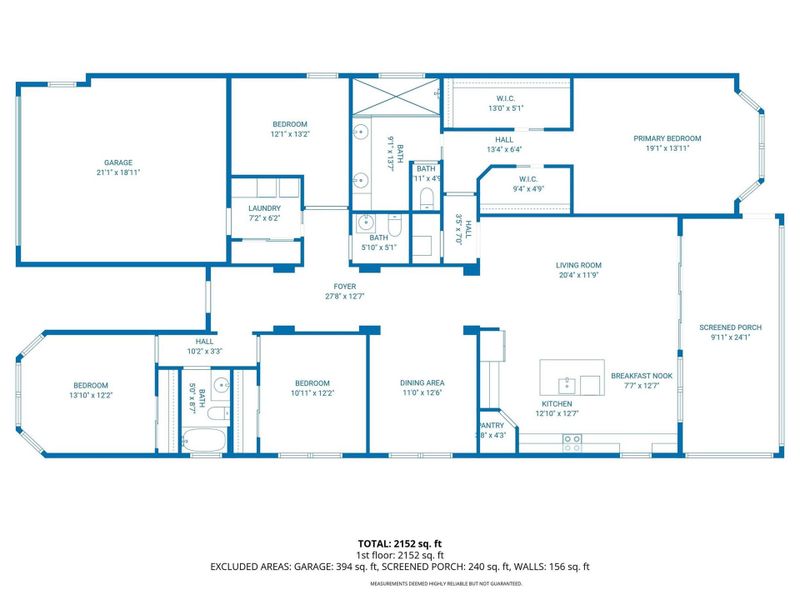 2D floor plan layout of this home in , Westlake, FL (Image 3).