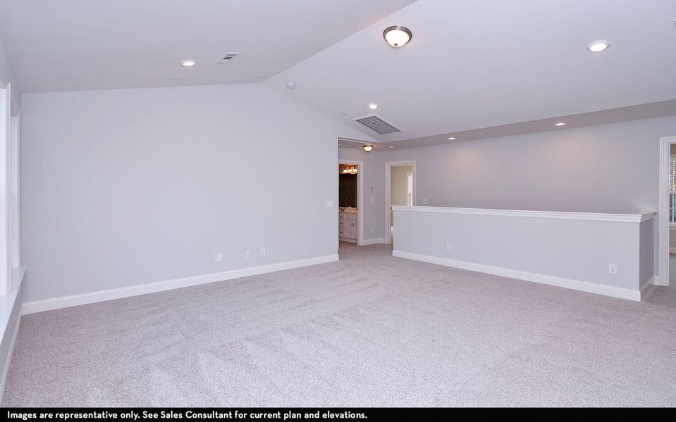 Spacious, unfurnished interior of a new home in Aden Woods, Nashville (Image 19).