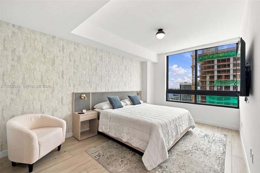 Furnished interior view inside a new home in , Miami (Image 16).