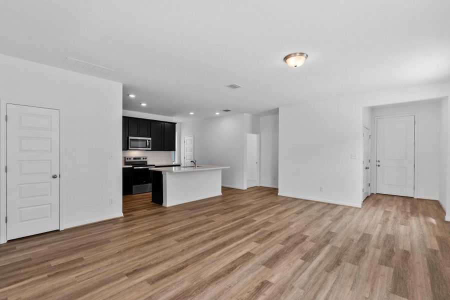 From Family Room to Open Concept Kitchen