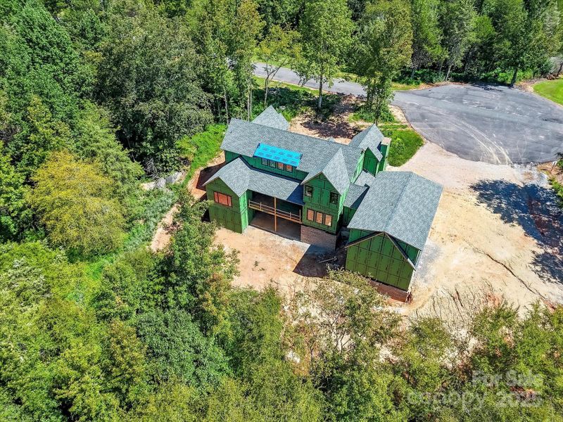 Ariel View - 2Story/Basement, 5 Bedroom,4.5 Bath Retreat beautifullynestled on 2.16 acre, private,cul-de-sac lot in exclusive,picturesque, new community,Cachet of Davidson!