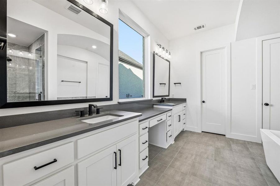 Furnished interior view inside a new home in Mosaic: 60ft. lots, Celina (Image 8).