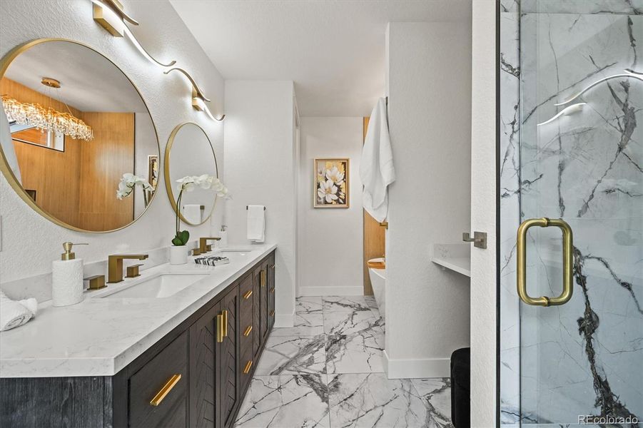 Furnished interior view inside a new home in , Golden (Image 48).