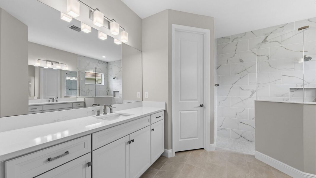 Furnished interior view inside a new home in Verandah, Fort Myers (Image 12).