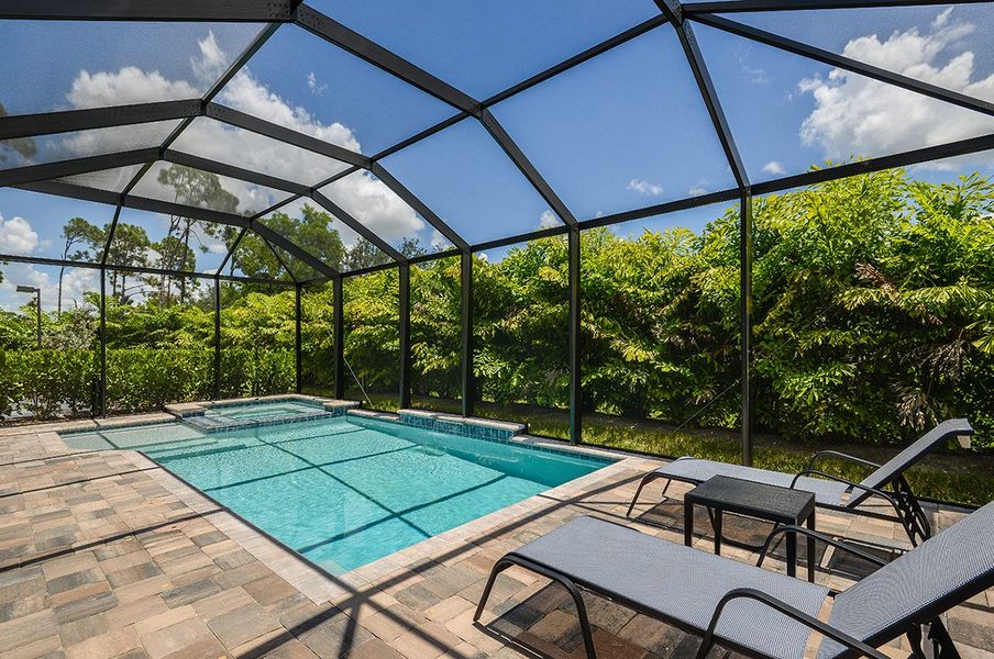 Representative exterior details of a home built from the White Star by Neal Communities in SkySail, Naples (Image 22).