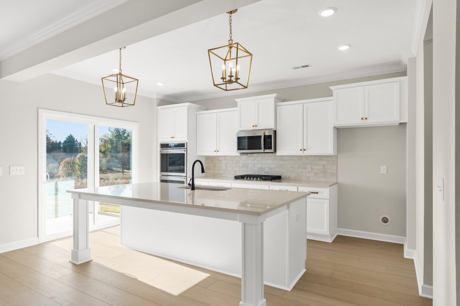 Furnished interior view inside a new home in Foxhall Landing, Easley (Image 8).