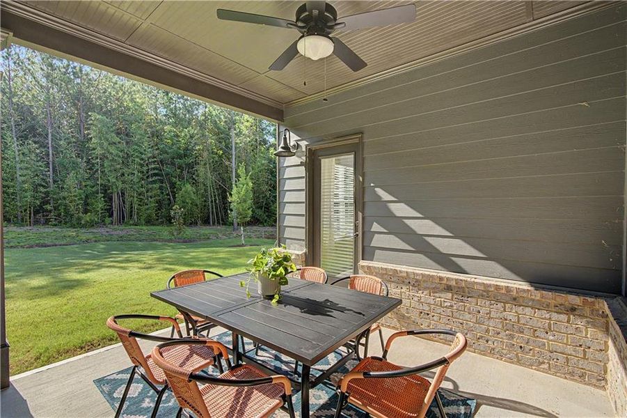 Exterior details and patio area of a home in Meadow Pines, Dallas (Image 3). Exterior details and patio area of a home in Meadow Pines, Dallas (Image 3).