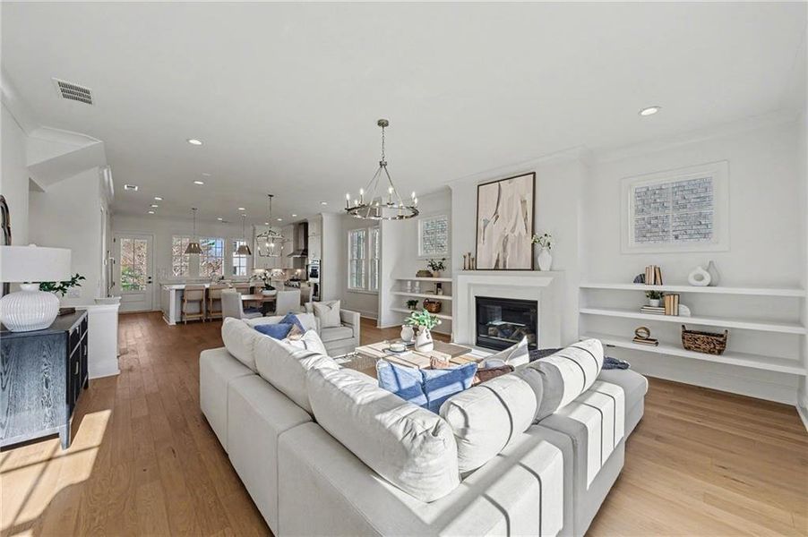Furnished interior view inside a new home in , Alpharetta (Image 19).