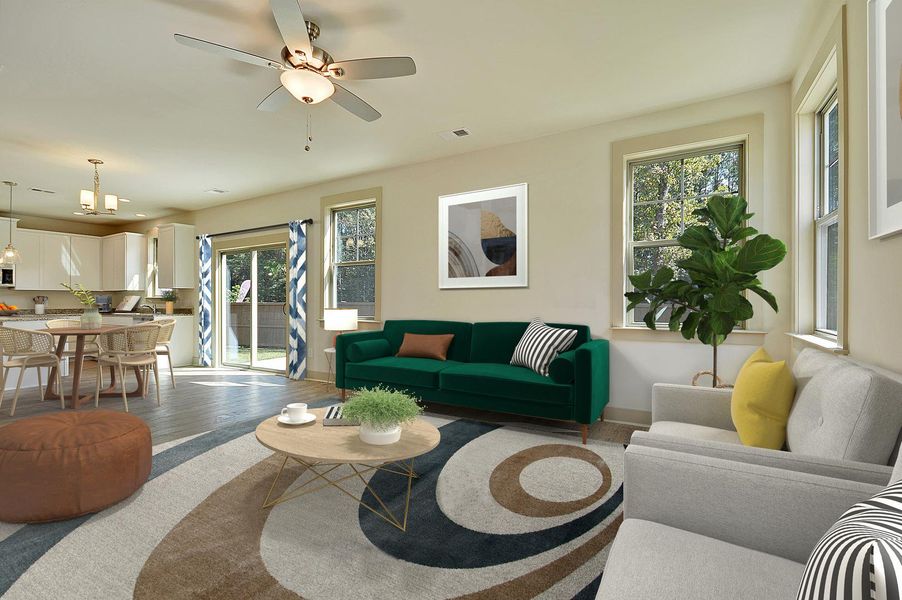 Church Hill Living Room Furnished