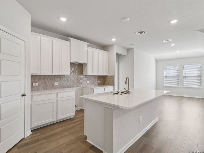 Furnished interior view inside a new home in , San Antonio (Image 4).