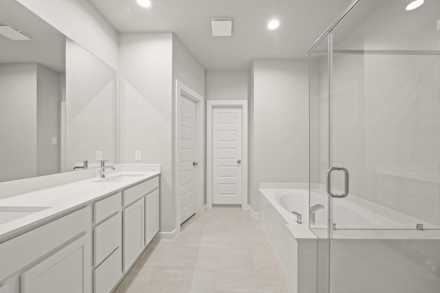 Furnished interior view inside a new home in Cypresswood Landing, Humble (Image 7).