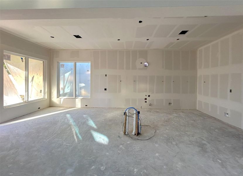 Kitchen and Breakfast Area with Access to The Backyard. Construction Photo as of  5/20/2026