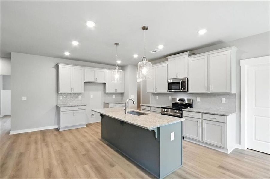 Furnished interior view inside a new home in Traditions of Braselton, Jefferson (Image 33).
