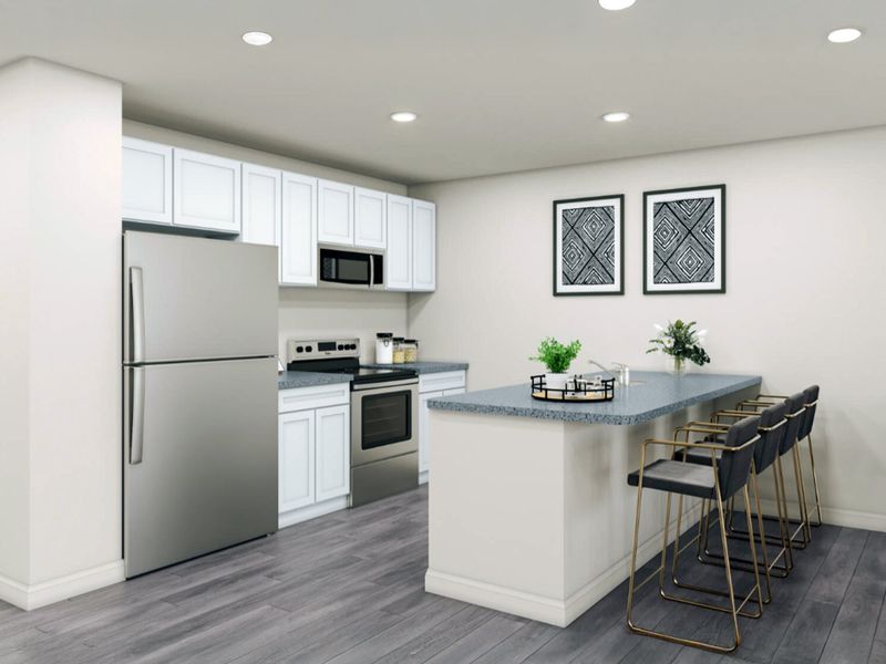 Furnished interior view inside a new home in Summit Place, Eden (Image 4).