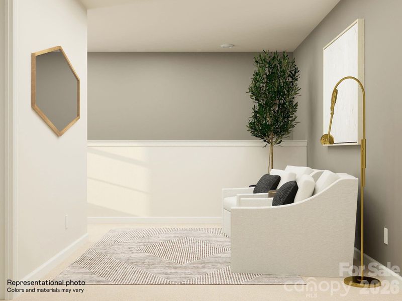 Furnished interior view inside a new home in Sullivan Farm, Statesville (Image 10).