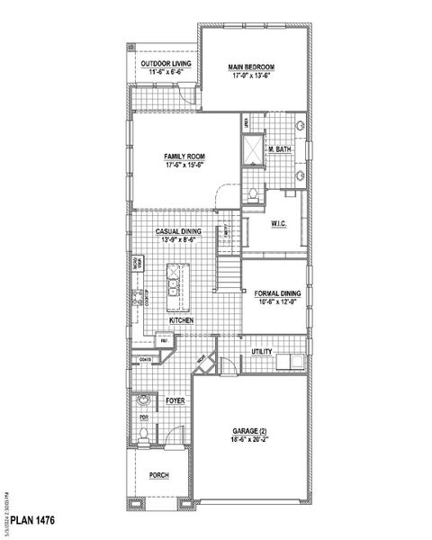 Plan 1476 1st Floor Plan 1476 1st Floor