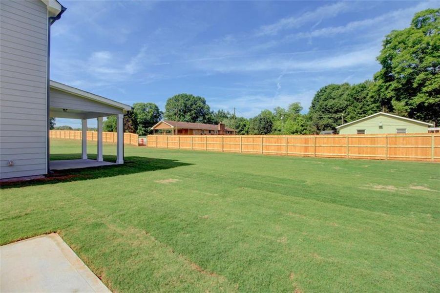 Exterior details and patio area of a home in , Covington (Image 4). Exterior details and patio area of a home in , Covington (Image 4).
