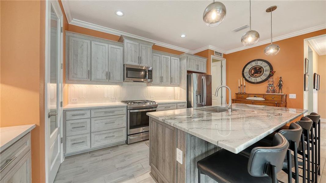 Furnished interior view inside a new home in , Sarasota (Image 18).