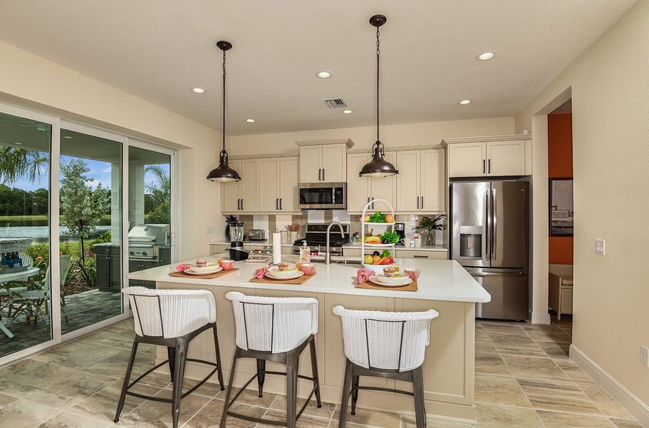 Representative furnished interior of a home built from the Honor by Neal Communities in Grand Park, Sarasota (Image 14).