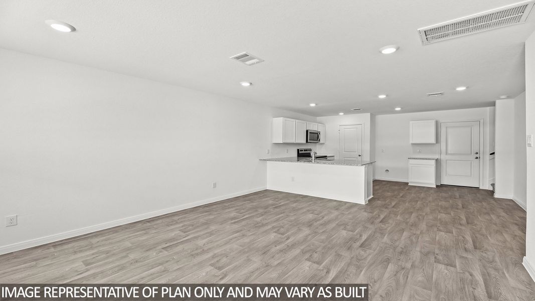 Spacious, unfurnished interior of a new home in Castles Edge, Willis (Image 9).
