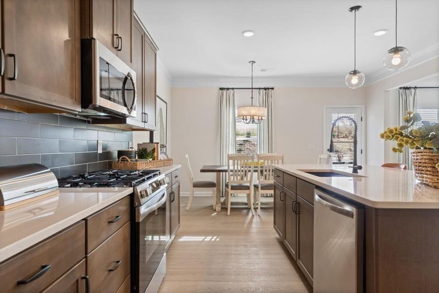 Furnished interior view inside a new home in Sycamore Crest, Calhoun (Image 30).